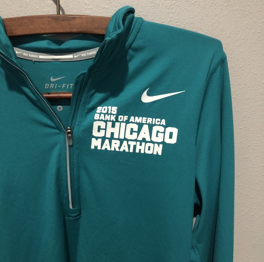 Nike running sweatshirt in teal